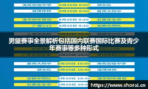 男篮赛事全景解析包括国内联赛国际比赛及青少年赛事等多种形式