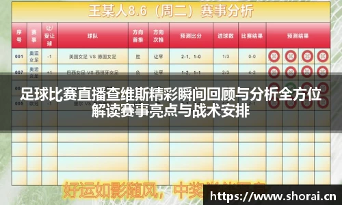 足球比赛直播查维斯精彩瞬间回顾与分析全方位解读赛事亮点与战术安排