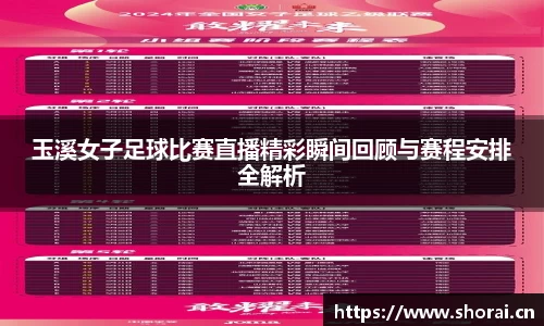 玉溪女子足球比赛直播精彩瞬间回顾与赛程安排全解析